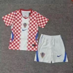 26-27 World Cup Croatia home children's jerseys fans short sleeved casual football sportswear