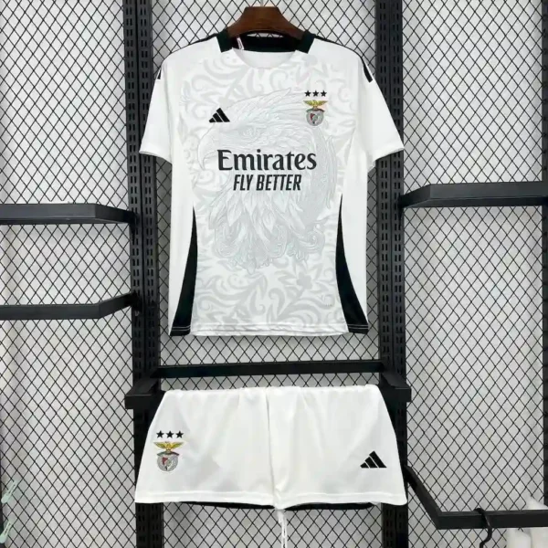2025/2026 Benfica Away Football Shirt Kids Size 1:1 Thai Quality
