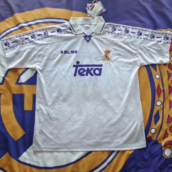 96-97 Real Madrid home retro Carlos