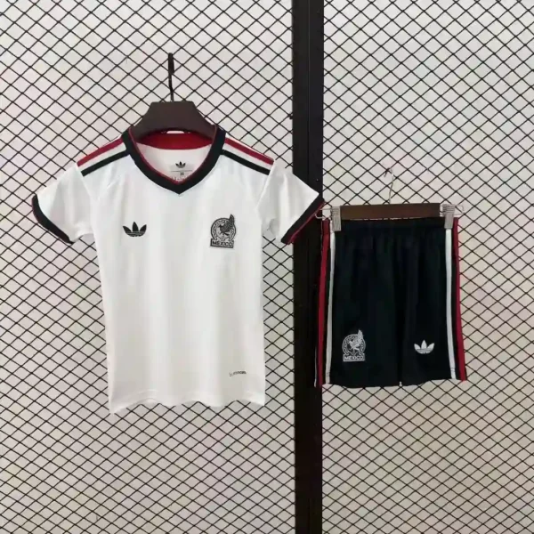 26-27 Mexico away jersey kids set